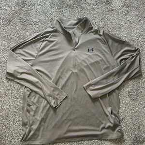 Under Armour Khaki Long Sleeve Pullover